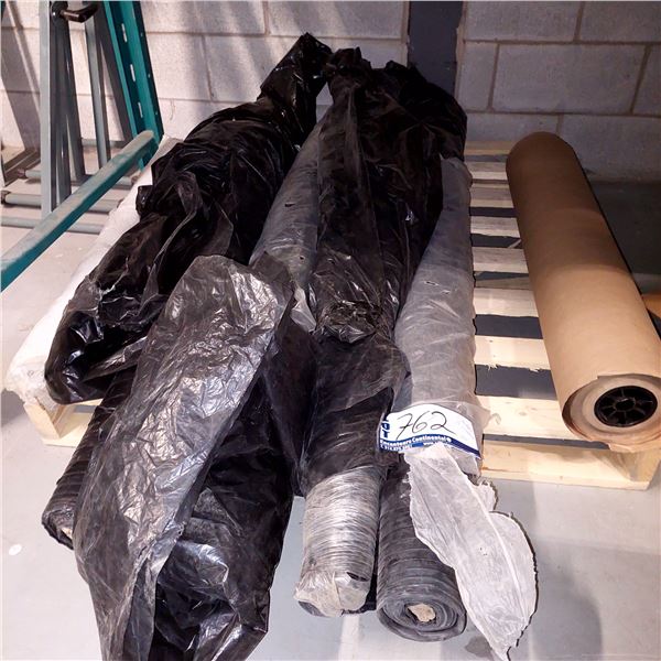 LOT DE 5 ROULEAUX POLYÉTHYLÈNE ASS.