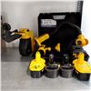 Image 1 : LOT DE 8 OUTILS + BATTERIES DEWALT