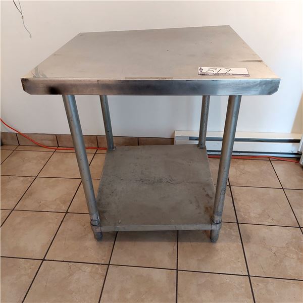 TABLE INOX 30" X 30" X 34"