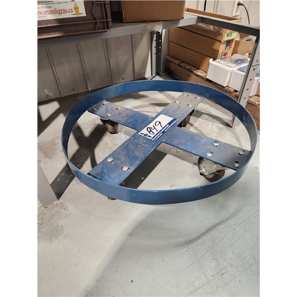 RACK MÉTAL 20" POUR POUBELLE