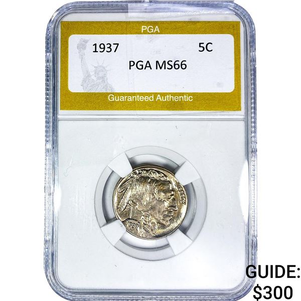 1937 Buffalo Nickel PGA MS66
