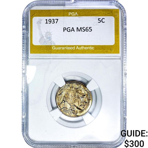 1937 Buffalo Nickel PGA MS65