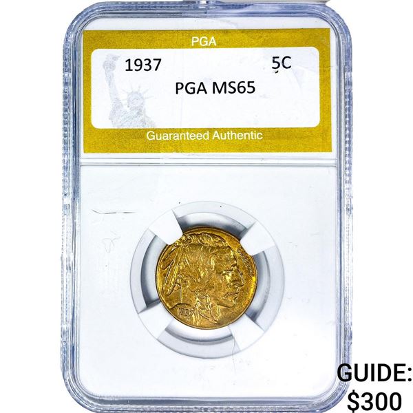 1937 Buffalo Nickel PGA MS65