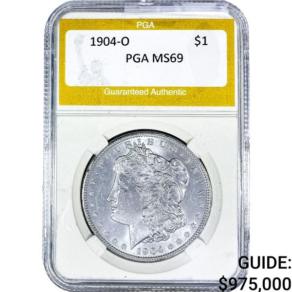 1904-O Morgan Silver Dollar PGA MS69