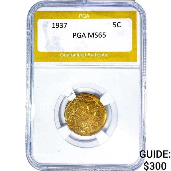 1937 Buffalo Nickel PGA MS65