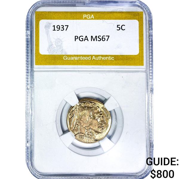 1937 Buffalo Nickel PGA MS67