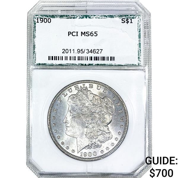 1900 Morgan Silver Dollar PCI MS65