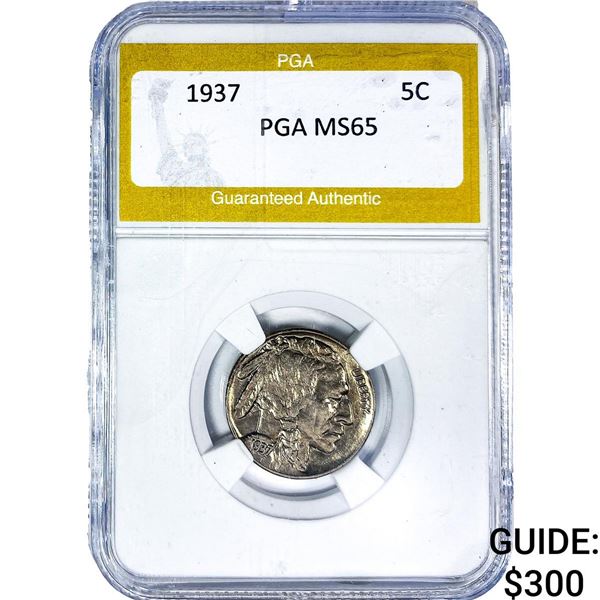 1937 Buffalo Nickel PGA MS65