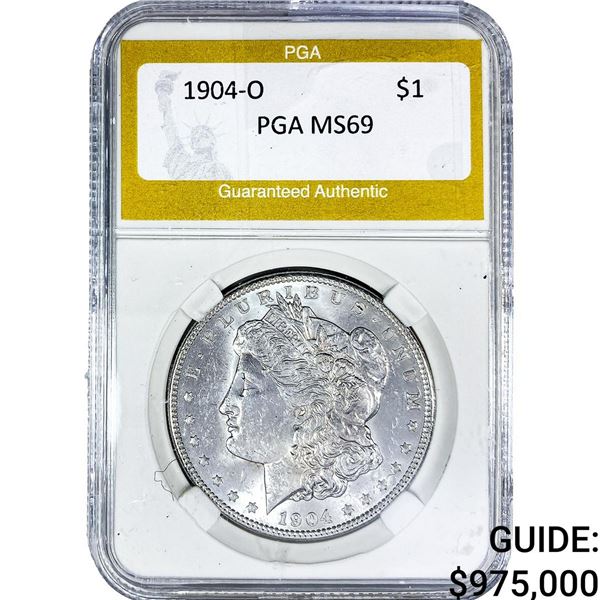 1904-O Morgan Silver Dollar PGA MS69
