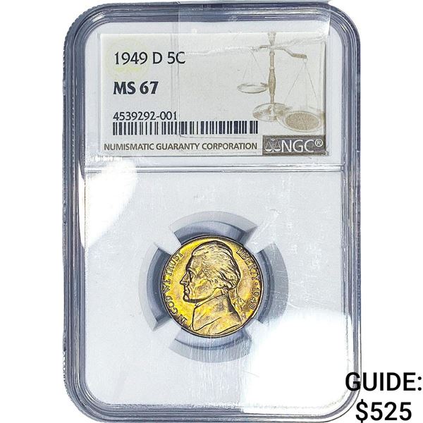 1949-D Jefferson Half Dollar NGC MS67