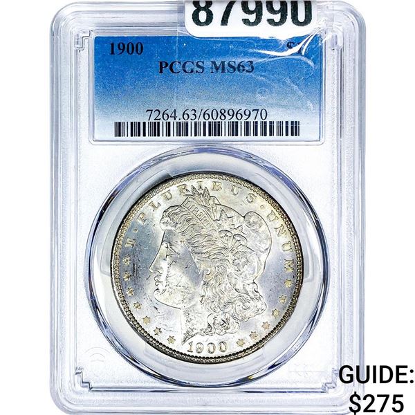 1900 Morgan Silver Dollar PCGS MS63
