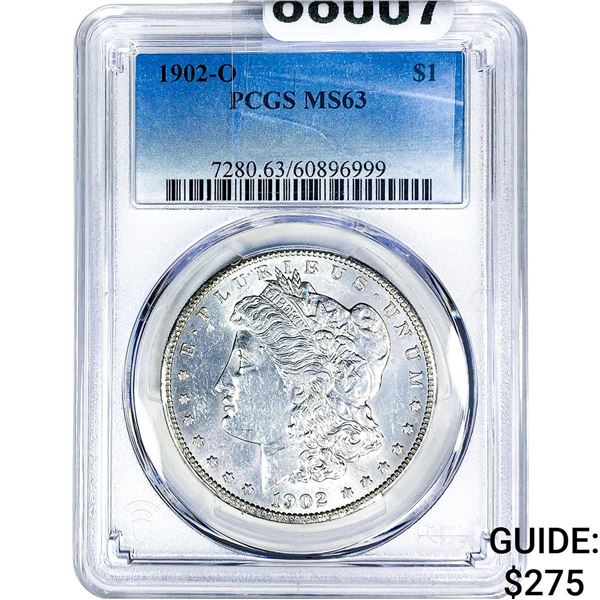 1902-O Morgan Silver Dollar PCGS MS63