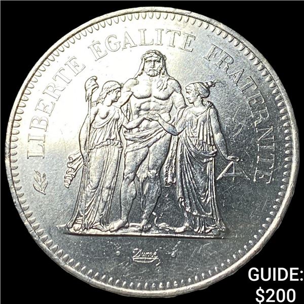 1978 France SIlver 50 Francs