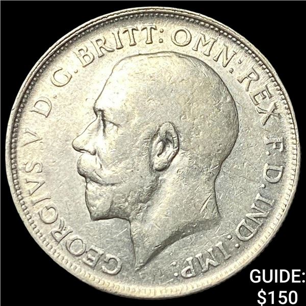 1916 Great Britain Silver Florin