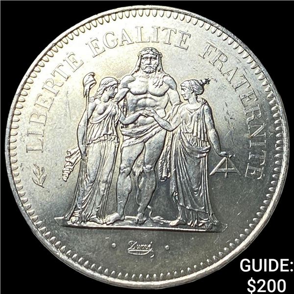 1974 France SIlver 50 Francs