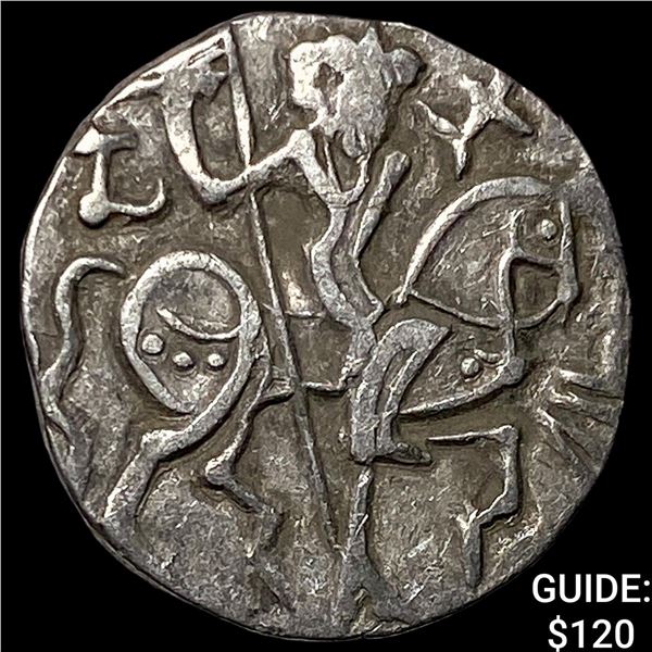 India Rajput Silver Jital 700-1000 AD NEARLY UNCIRCULATED