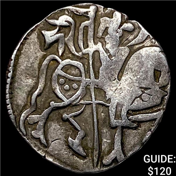 India Rajput Silver Jital 700-1000 AD NEARLY UNCIRCULATED