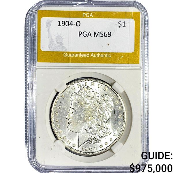 1904-O Morgan Silver Dollar PGA MS69