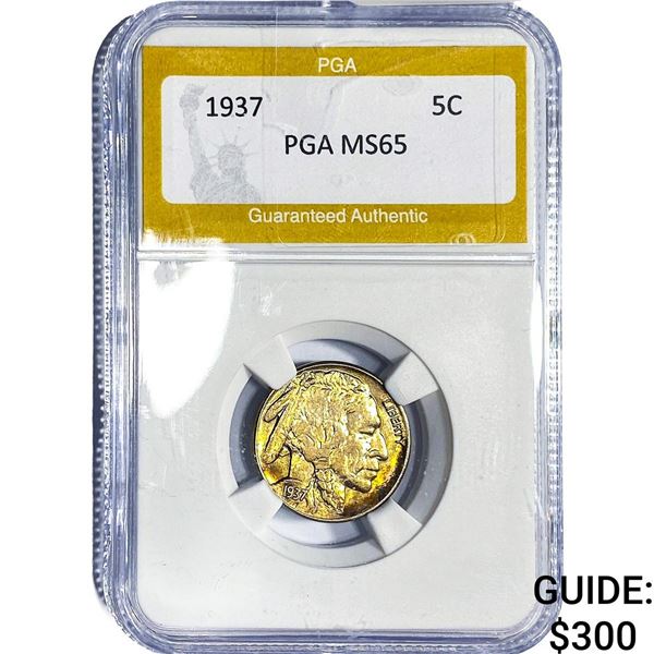 1937 Buffalo Nickel PGA MS65
