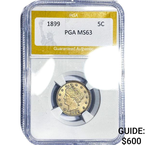 1899 Liberty Victory Nickel PGA MS63