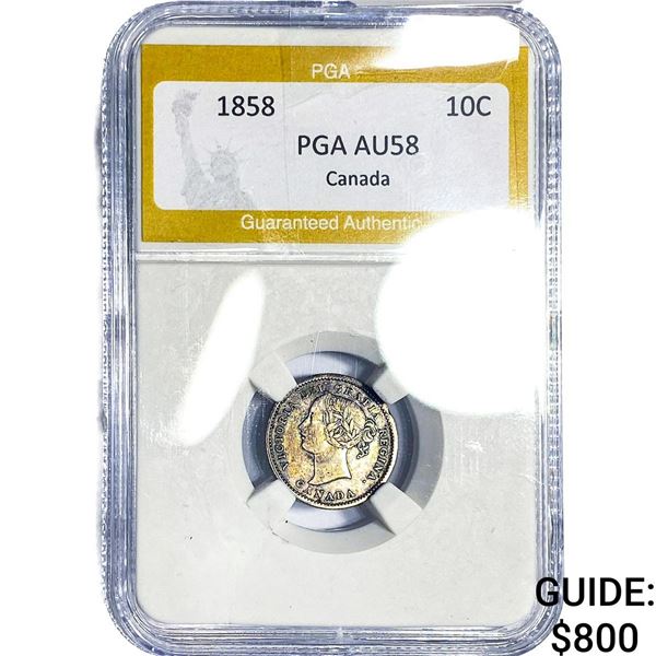 1858 10C Canada PGA AU58