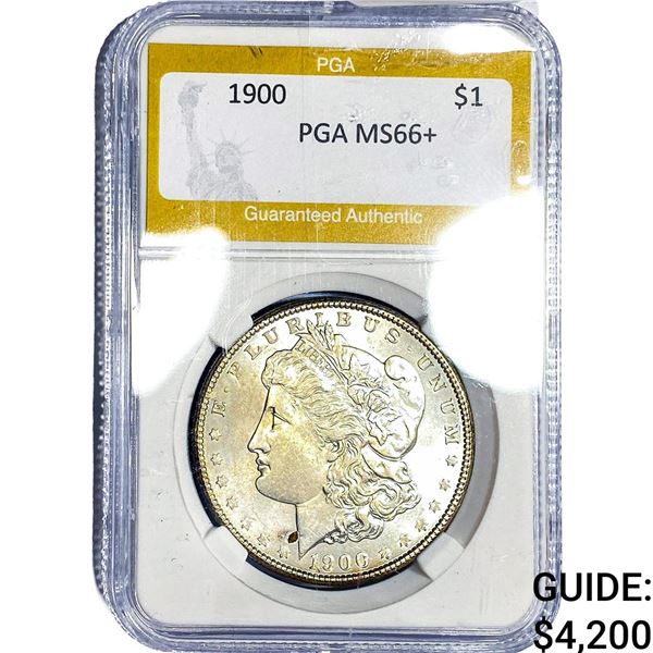 1900 Morgan Silver Dollar PGA MS66+