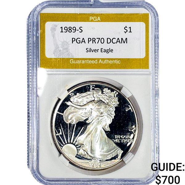 1989-S Silver Eagle PGA PR70 DCAM