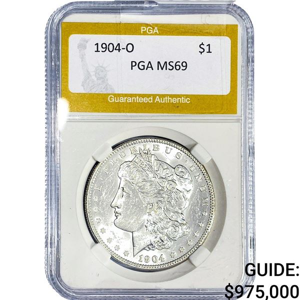 1904-O Morgan Silver Dollar PGA MS69