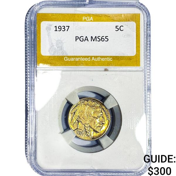 1937 Buffalo Nickel PGA MS65