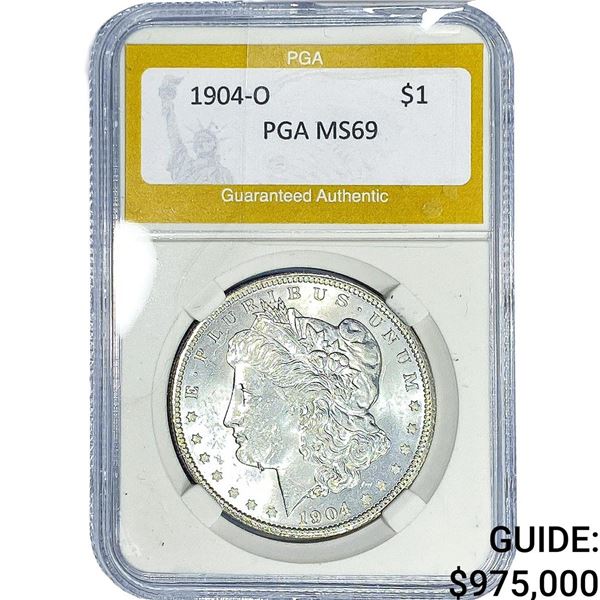 1904-O Morgan Silver Dollar PGA MS69