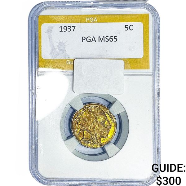 1937 Buffalo Nickel PGA MS65