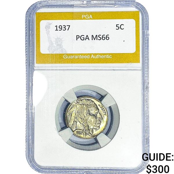 1937 Buffalo Nickel PGA MS66