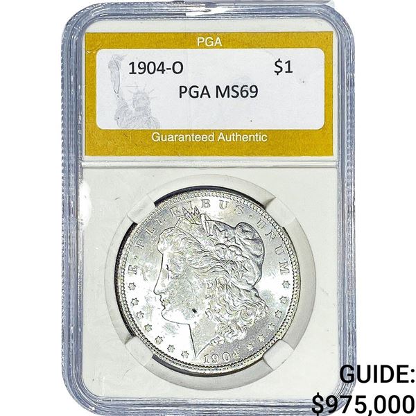 1904-O Morgan Silver Dollar PGA MS69
