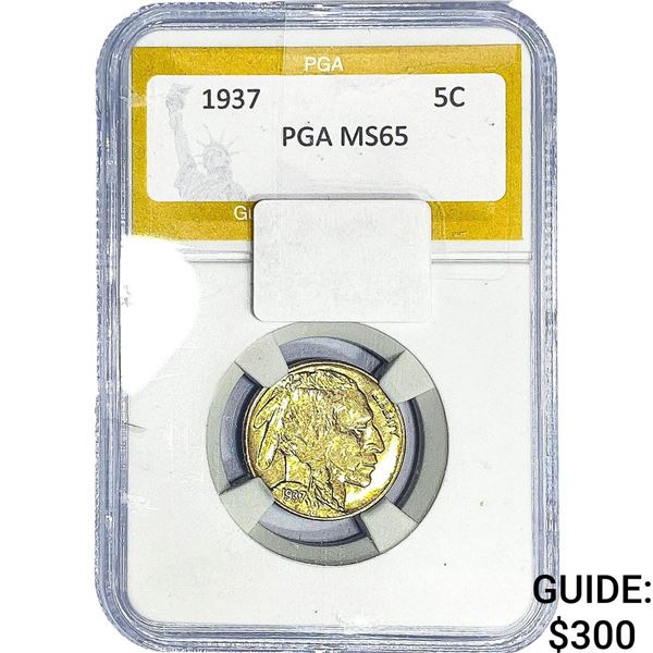 1937 Buffalo Nickel PGA MS65