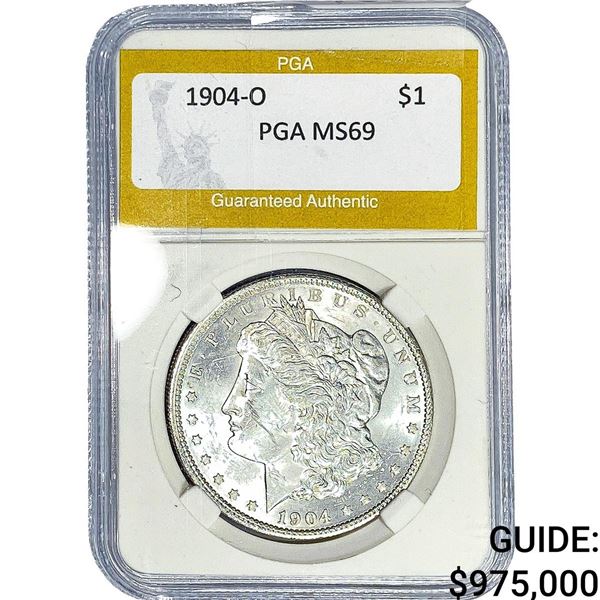 1904-O Morgan Silver Dollar PGA MS69