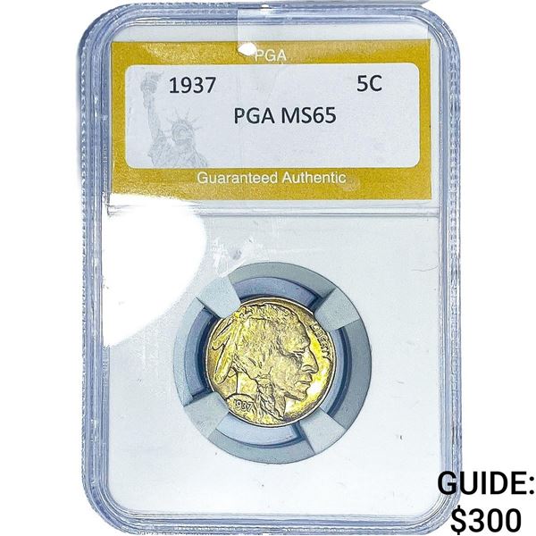 1937 Buffalo Nickel PGA MS65