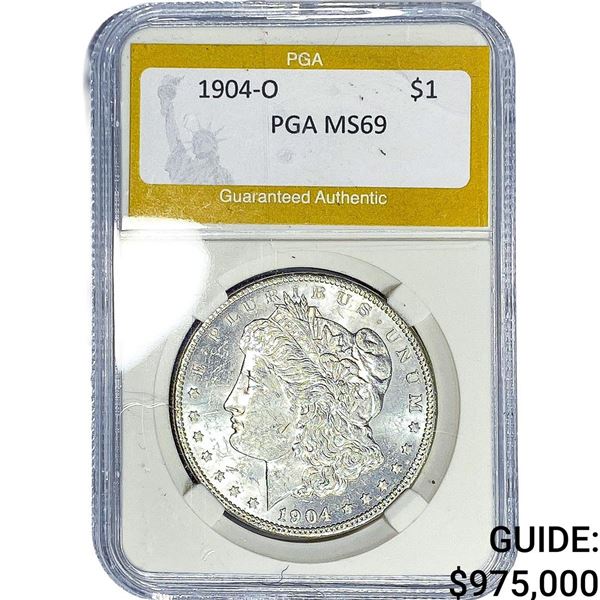 1904-O Morgan Silver Dollar PGA MS69