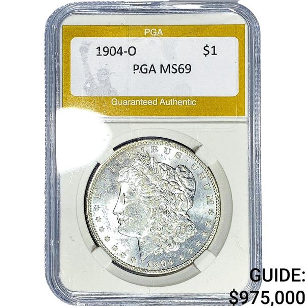 1904-O Morgan Silver Dollar PGA MS69