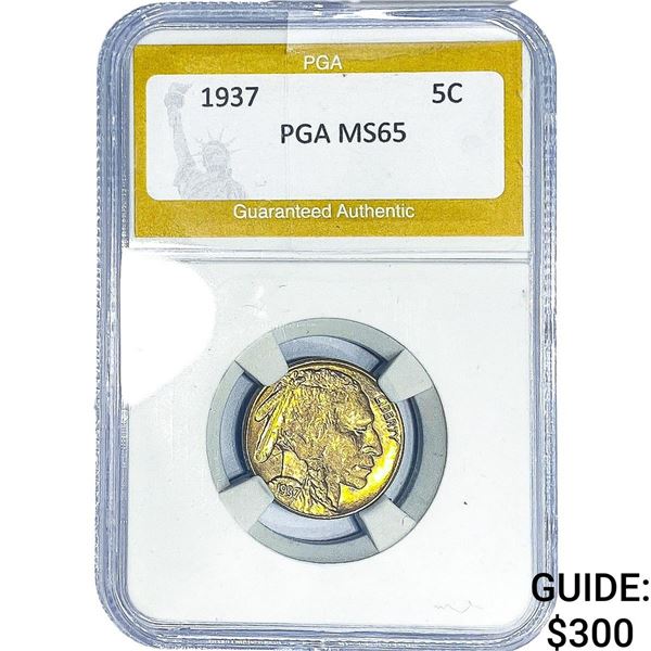1937 Buffalo Nickel PGA MS65