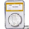 Image 1 : 1928 Silver Peace Dollar PGA MS65