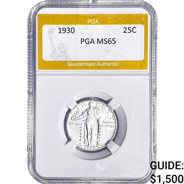 1930 Standing Liberty Quarter PGA MS65