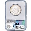 Image 2 : 1898 Barber Half Dollar PGA MS63+