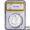 Image 1 : 1892 Morgan Silver Dollar PGA MS63