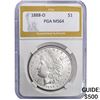 Image 1 : 1888-O Morgan Silver Dollar PGA MS64