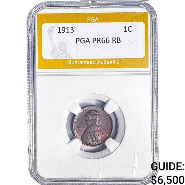 1913 Wheat Cent PGA PR66 RB