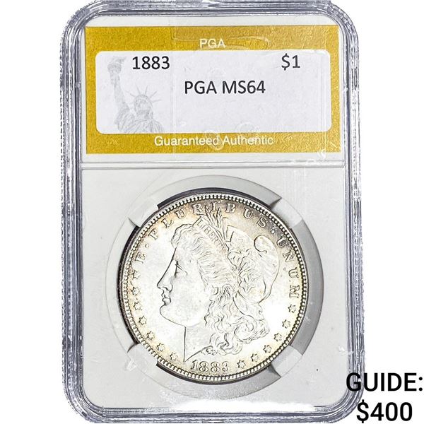 1883 Morgan Silver Dollar PGA MS64