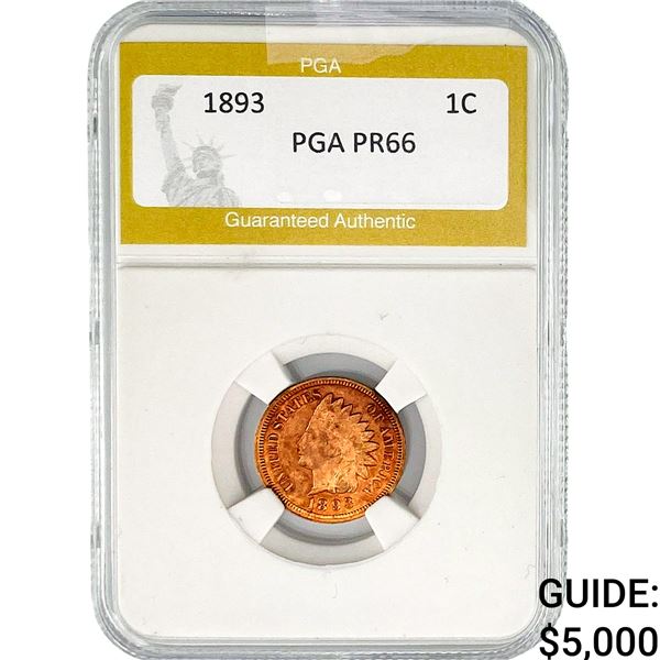 1893 Indian Head Cent PGA PR66