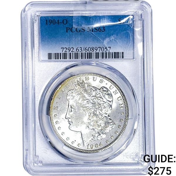 1904-O Morgan Silver Dollar PCGS MS63