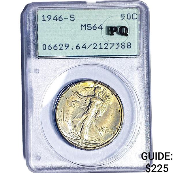 1946-S Walking Liberty Half Dollar PCGS MS64