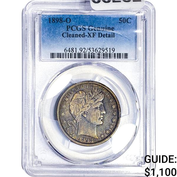 1898-O Kennedy Half Dollar PCGS XF